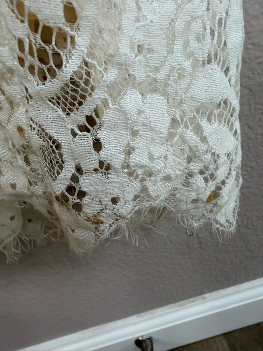 Baltic Born Caroline Cream Ivory Lace Off The Shoulder Maxi Dress Small $98 - Picture 15 of 16